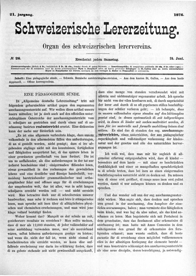 Buchumschlag - Heft 26