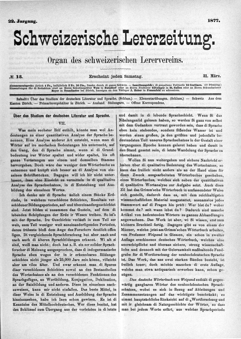 Buchumschlag - Heft 13