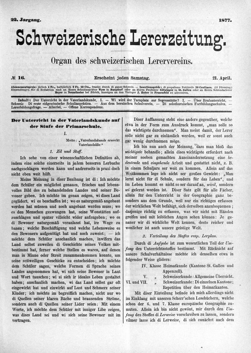 Buchumschlag - Heft 16