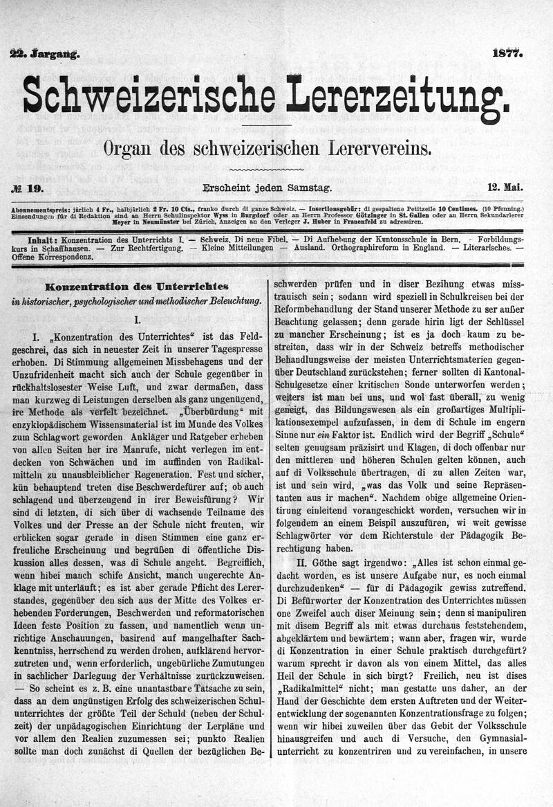 Buchumschlag - Heft 19
