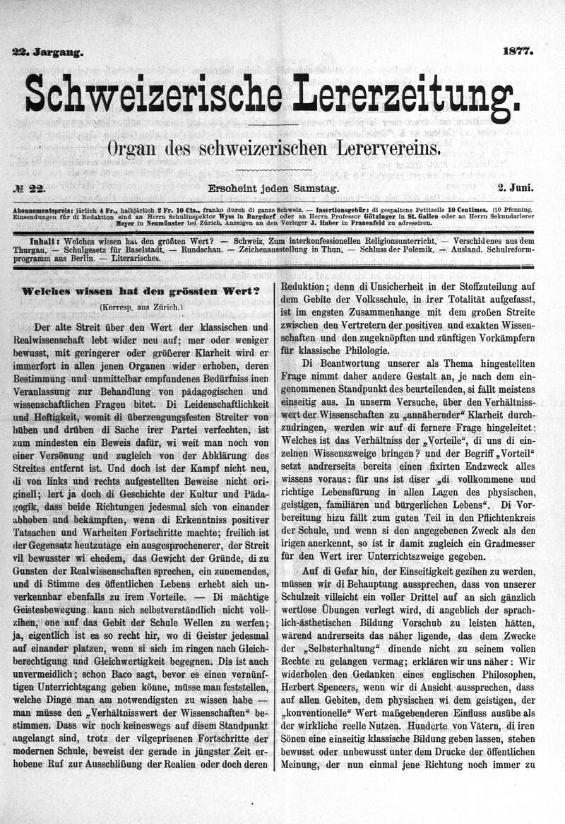 Buchumschlag - Heft 22