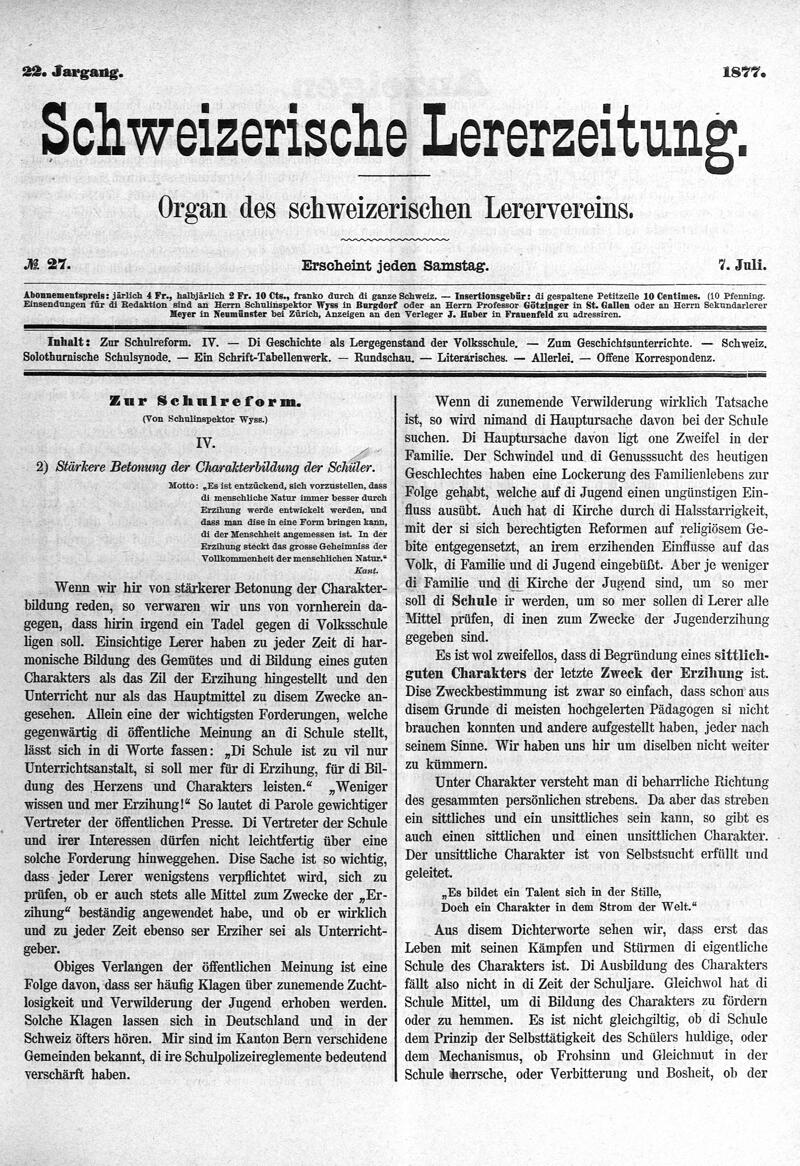 Buchumschlag - Heft 27