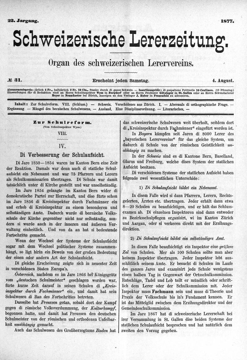 Buchumschlag - Heft 31