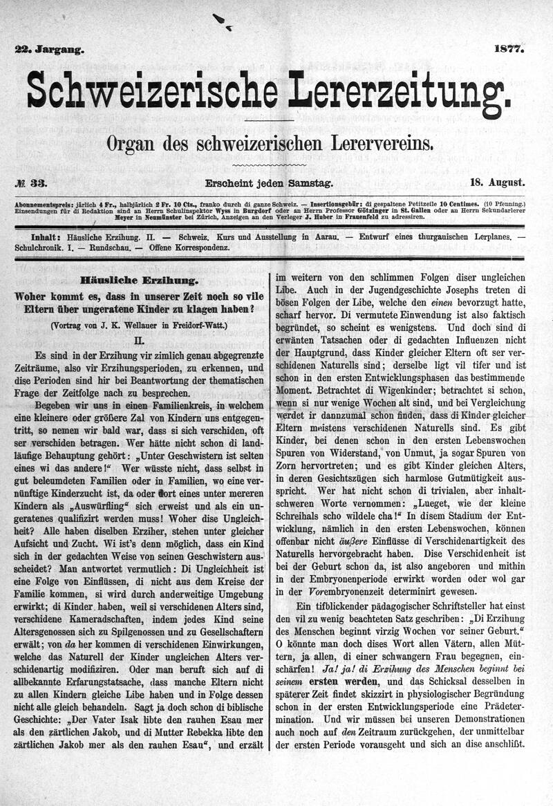 Buchumschlag - Heft 33