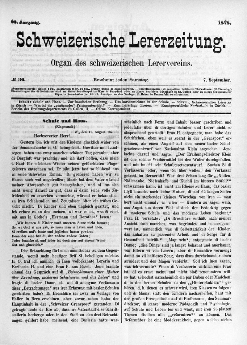 Buchumschlag - Heft 36