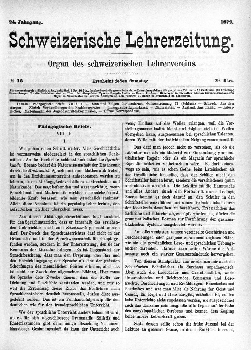 Buchumschlag - Heft 13