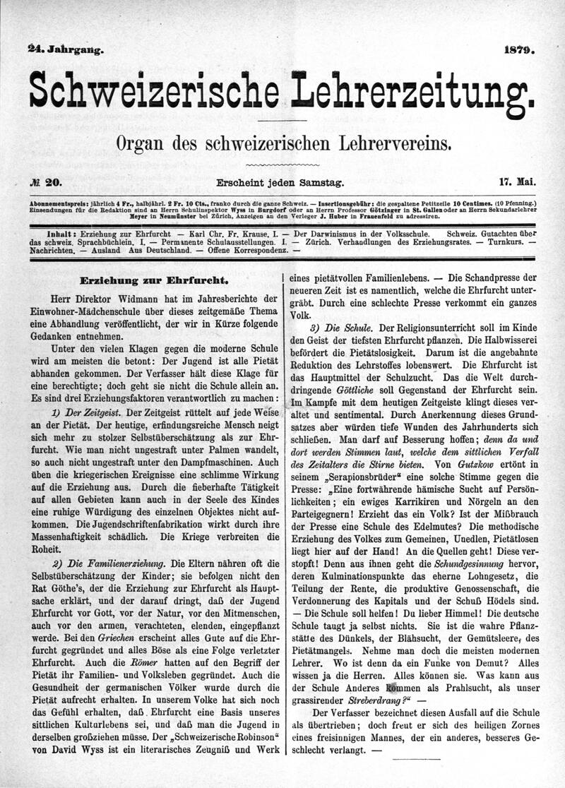 Buchumschlag - Heft 20