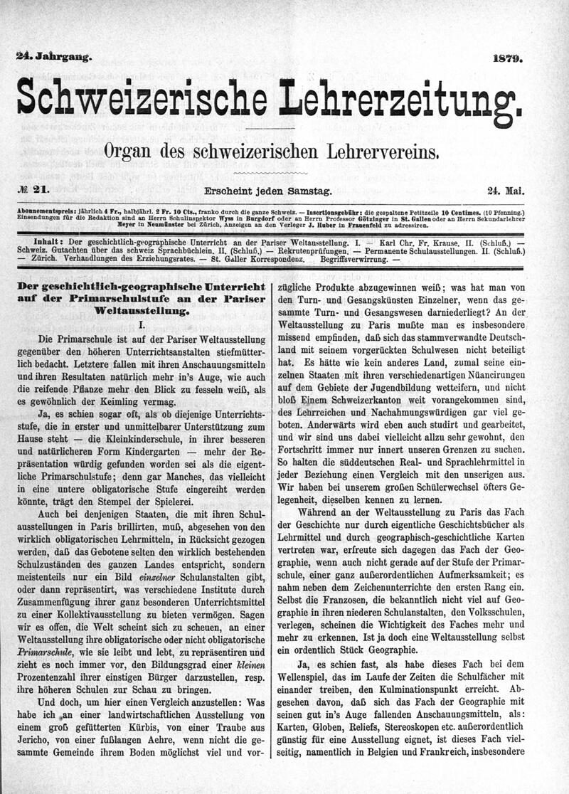 Buchumschlag - Heft 21