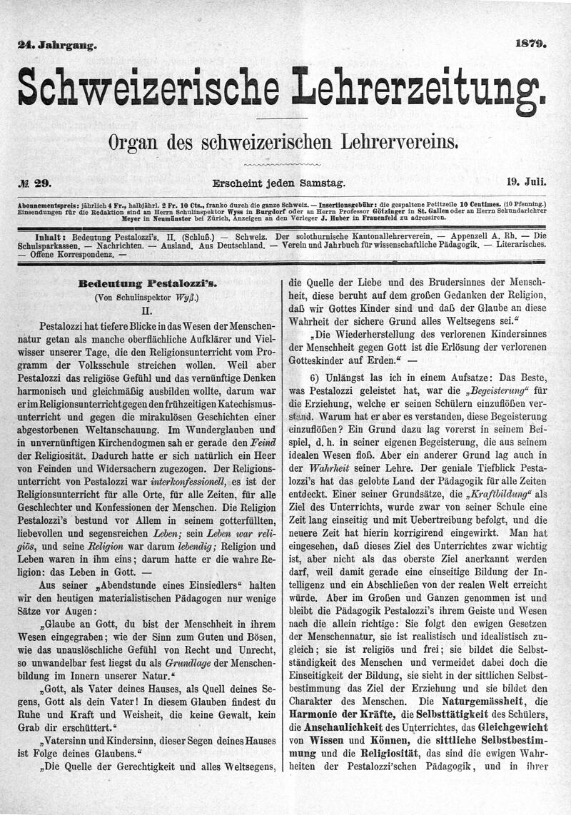 Buchumschlag - Heft 29