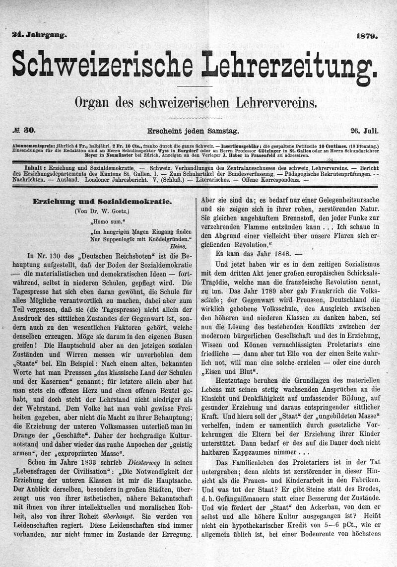 Buchumschlag - Heft 30