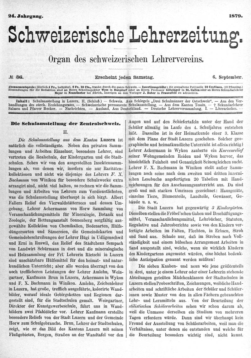 Buchumschlag - Heft 36