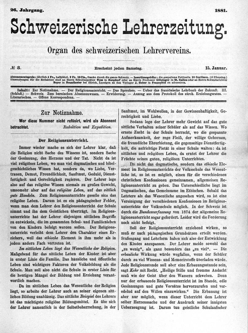 Buchumschlag - Heft 3