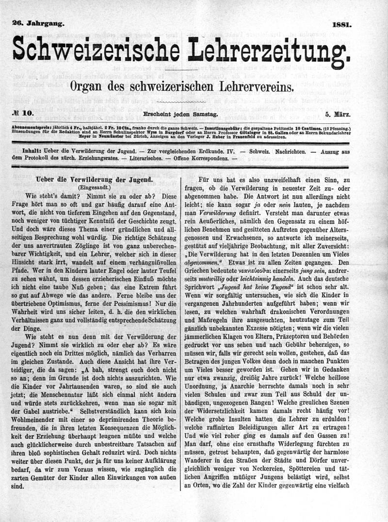 Buchumschlag - Heft 10