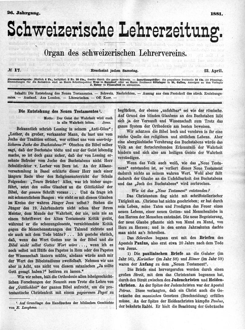 Buchumschlag - Heft 17