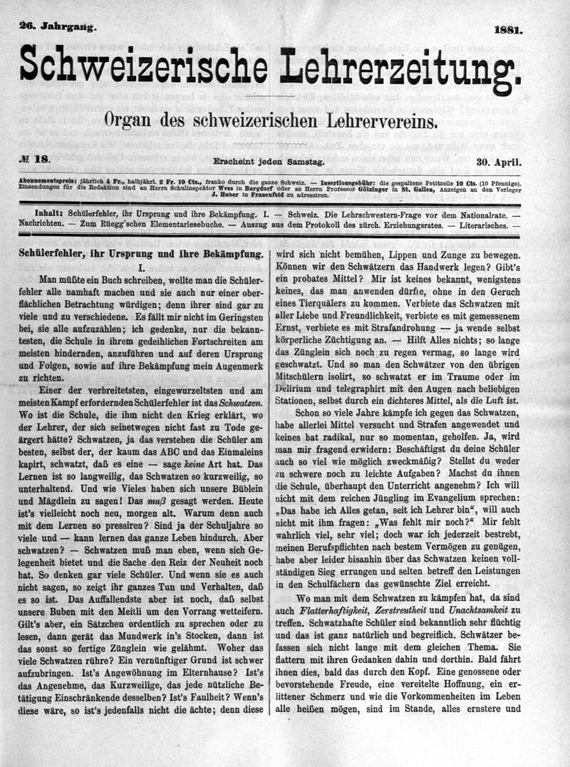 Buchumschlag - Heft 18