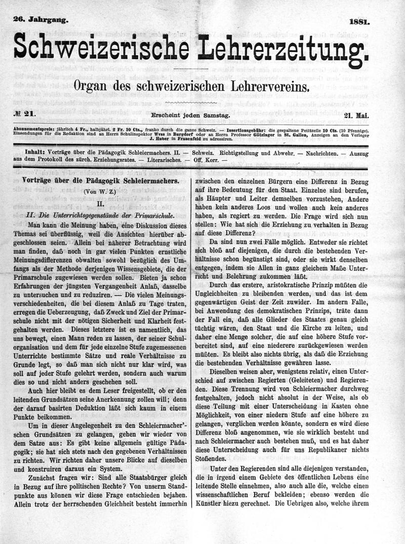Buchumschlag - Heft 21