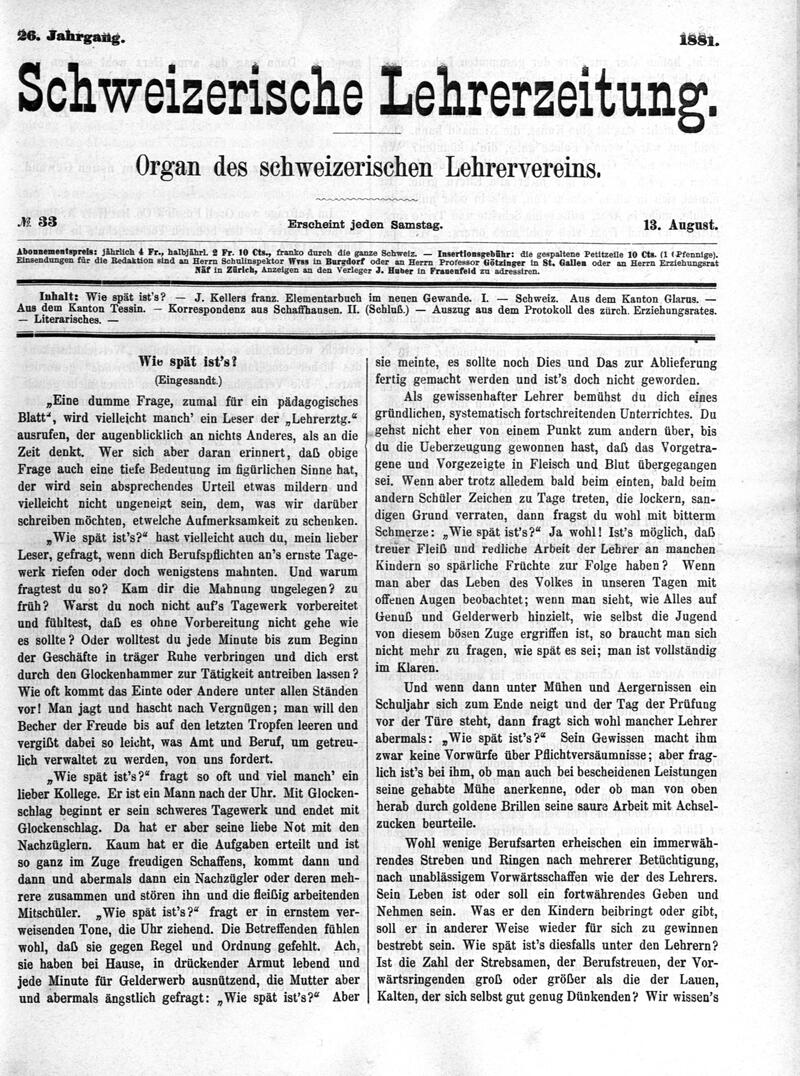 Buchumschlag - Heft 33