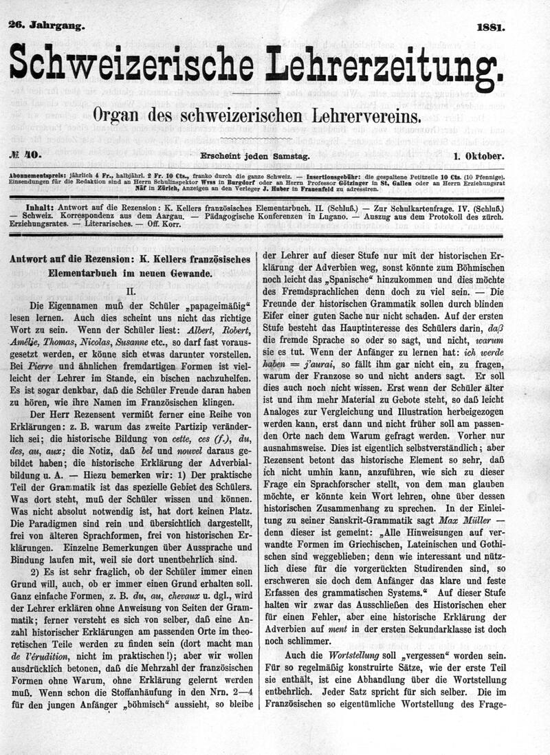 Buchumschlag - Heft 40