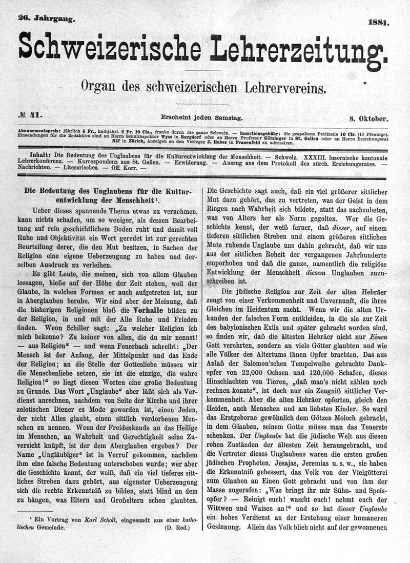 Buchumschlag - Heft 41