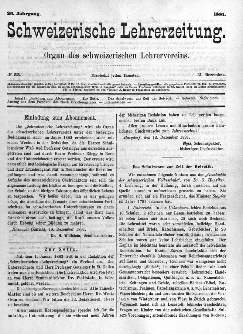 Buchumschlag - Heft 53