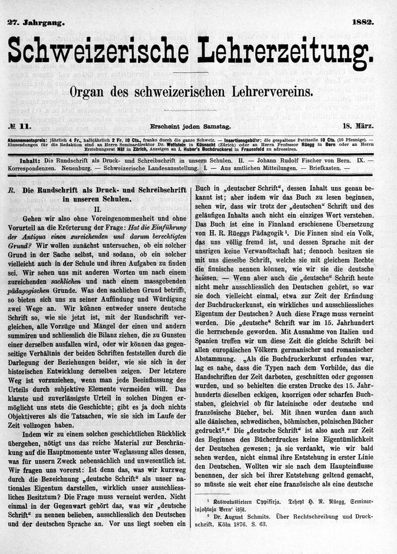 Buchumschlag - Heft 11