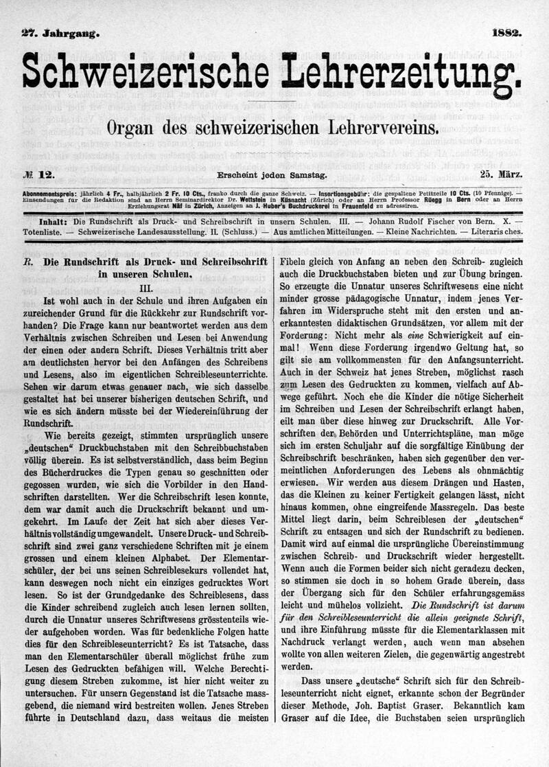 Buchumschlag - Heft 12
