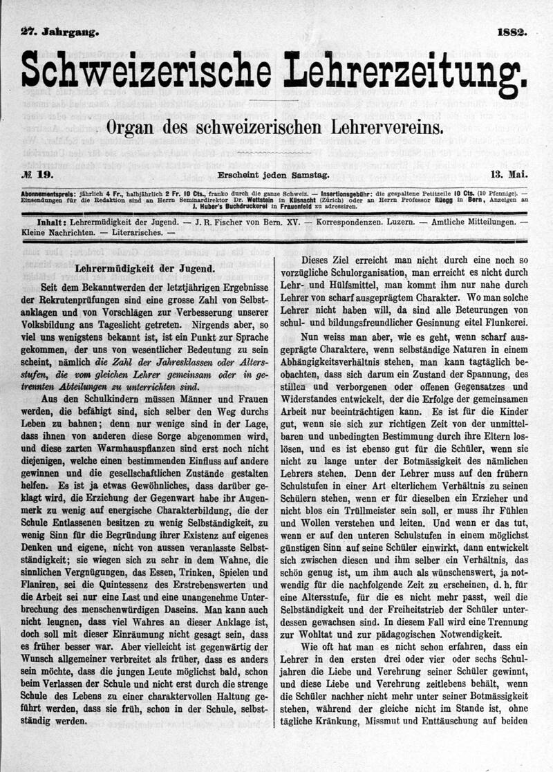 Buchumschlag - Heft 19