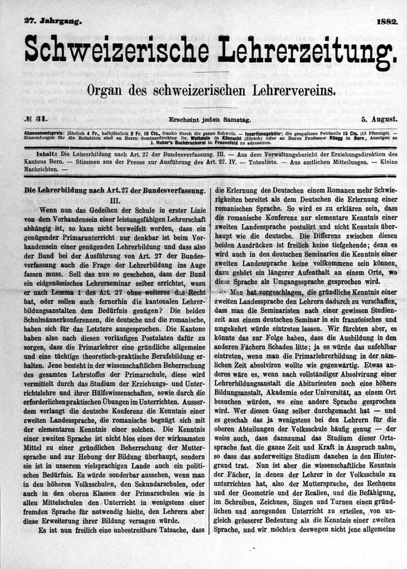 Buchumschlag - Heft 31