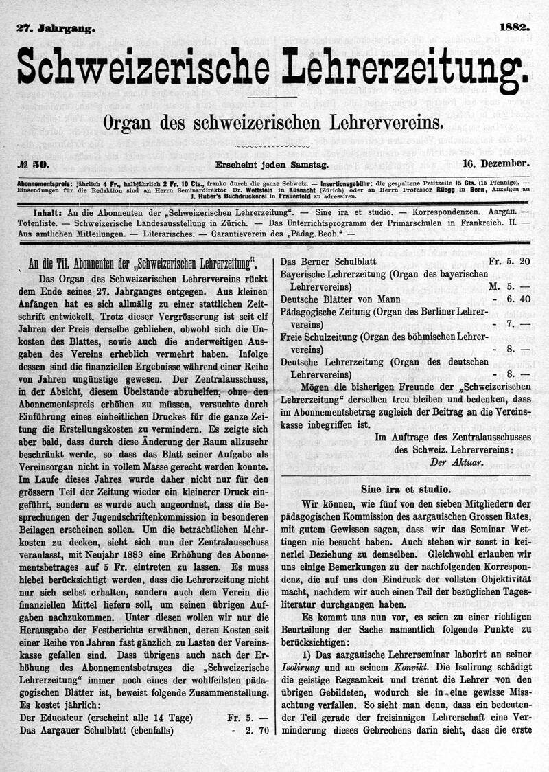 Buchumschlag - Heft 50