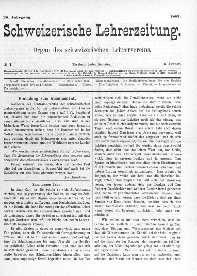 Buchumschlag - Heft 1