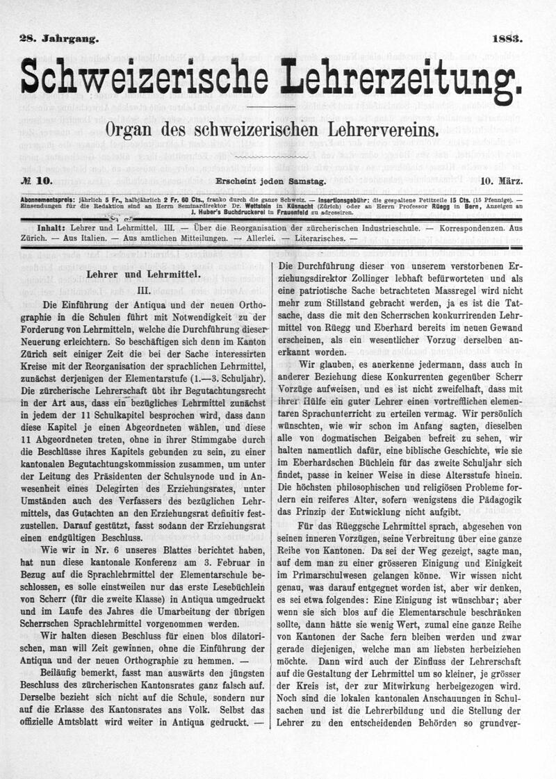 Buchumschlag - Heft 10