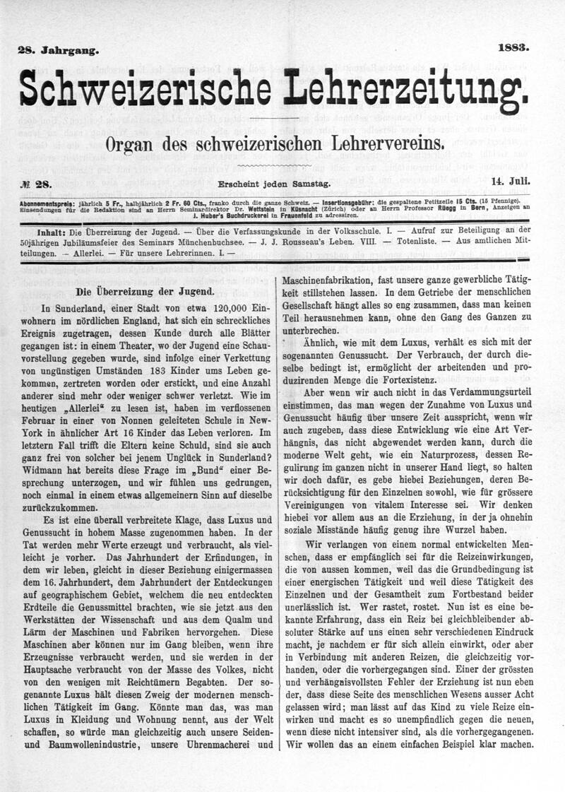 Buchumschlag - Heft 28