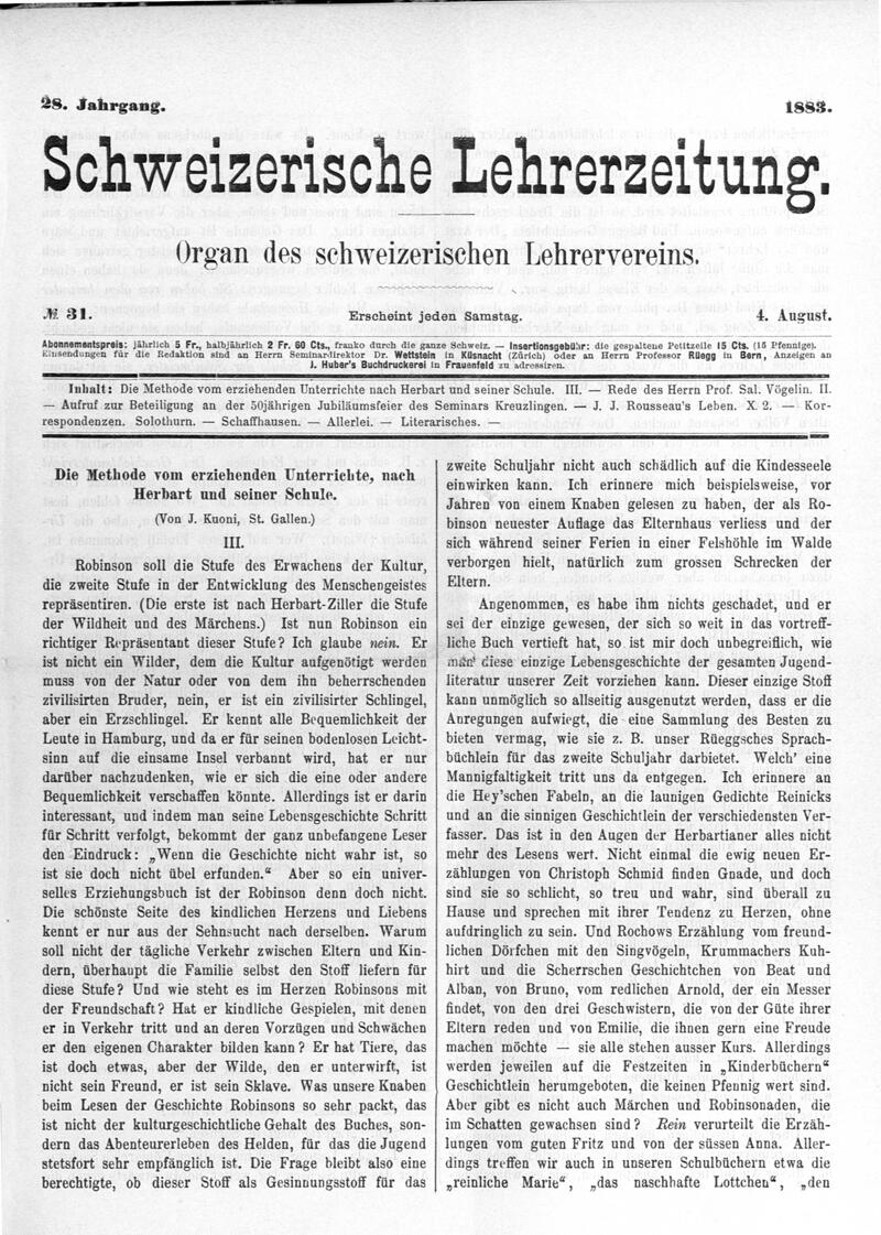 Buchumschlag - Heft 31