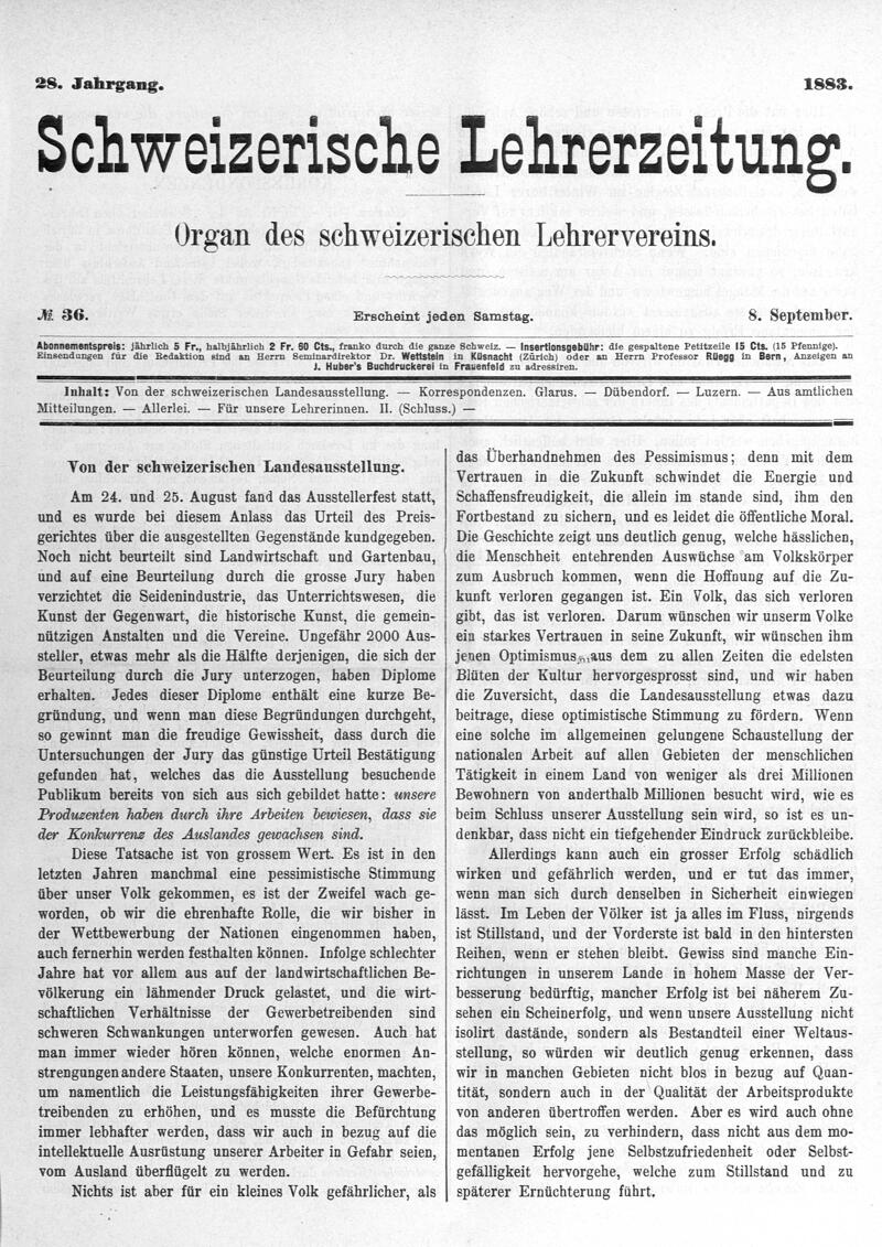 Buchumschlag - Heft 36