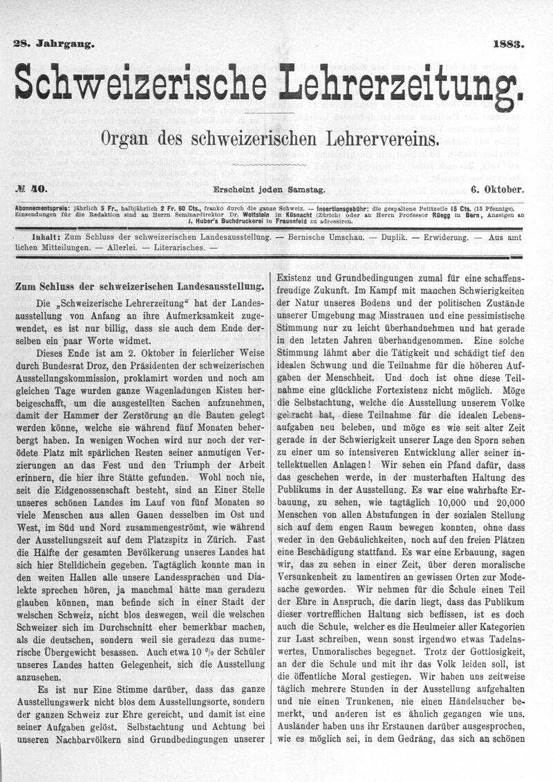 Buchumschlag - Heft 40