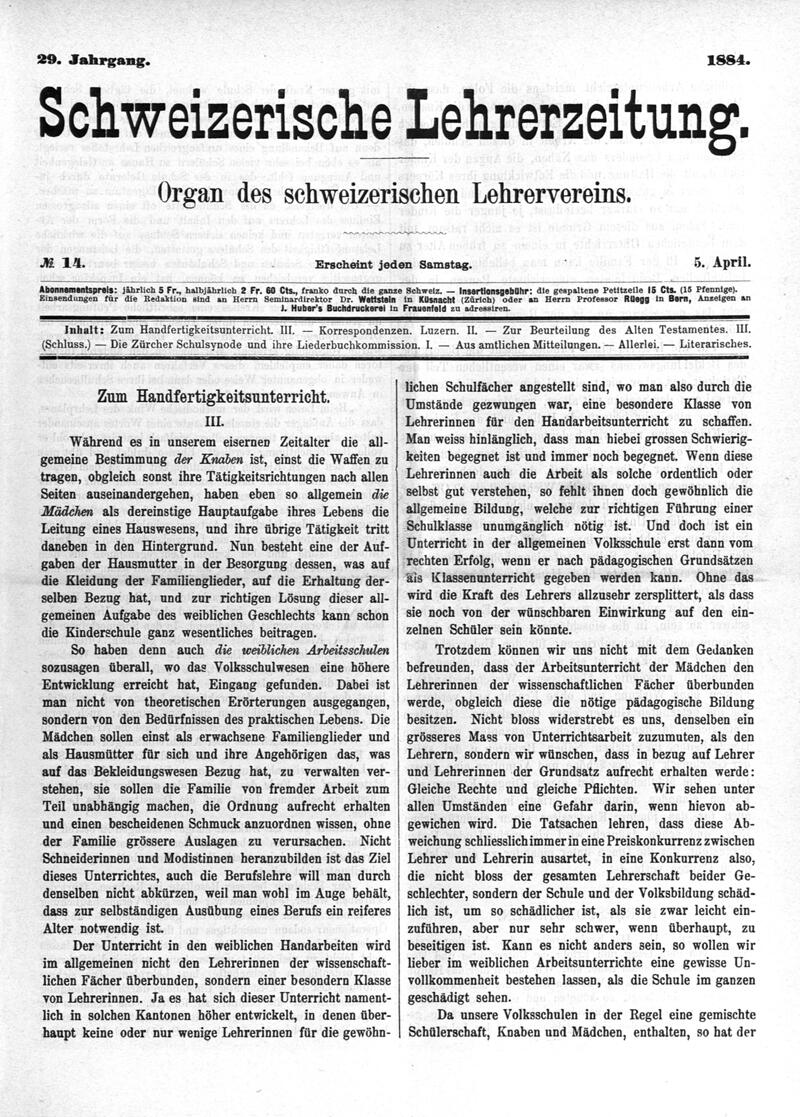 Buchumschlag - Heft 14