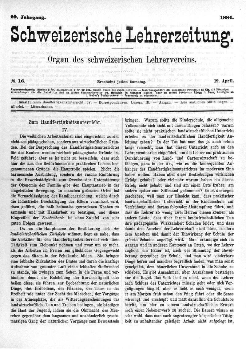 Buchumschlag - Heft 16