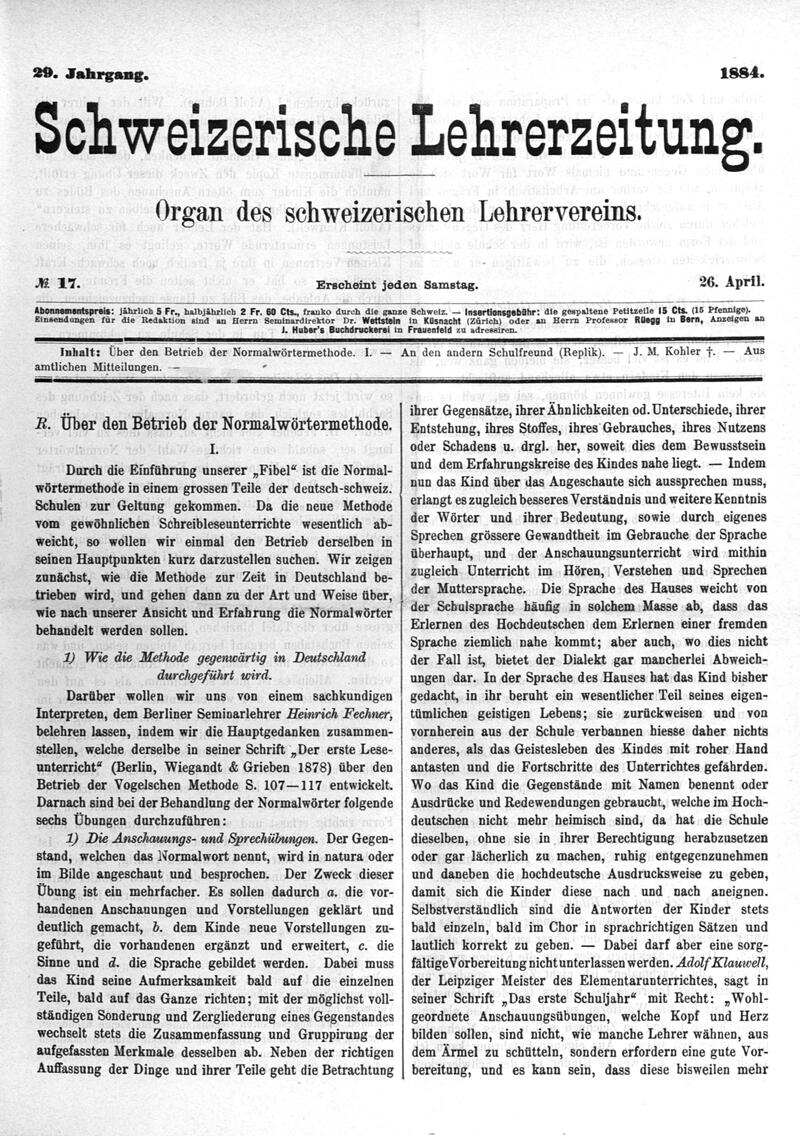 Buchumschlag - Heft 17