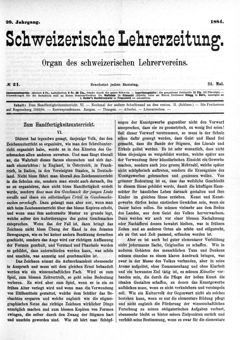 Buchumschlag - Heft 21