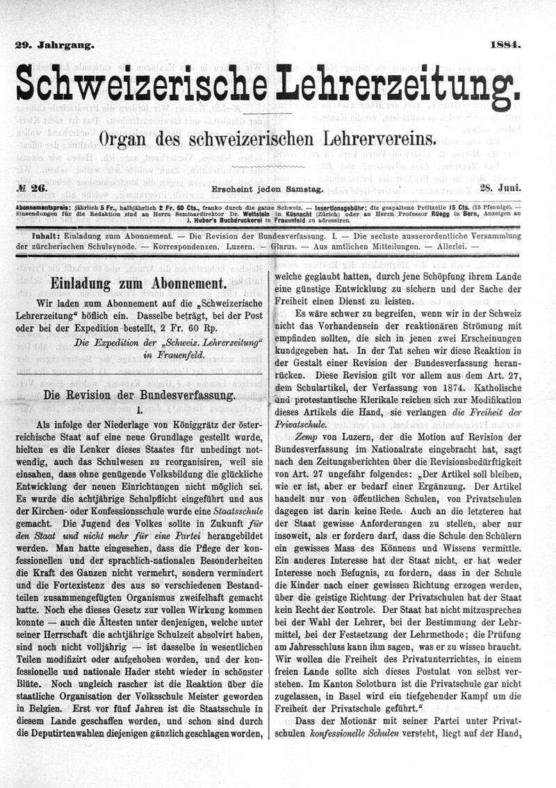 Buchumschlag - Heft 26