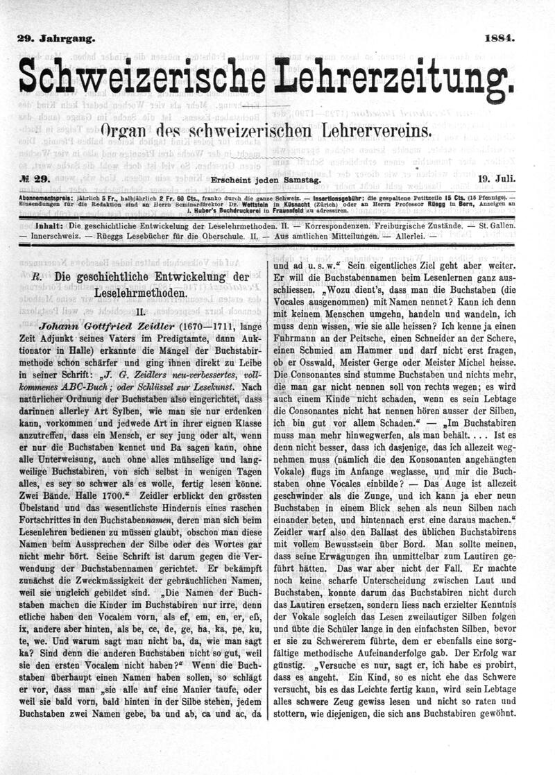 Buchumschlag - Heft 29