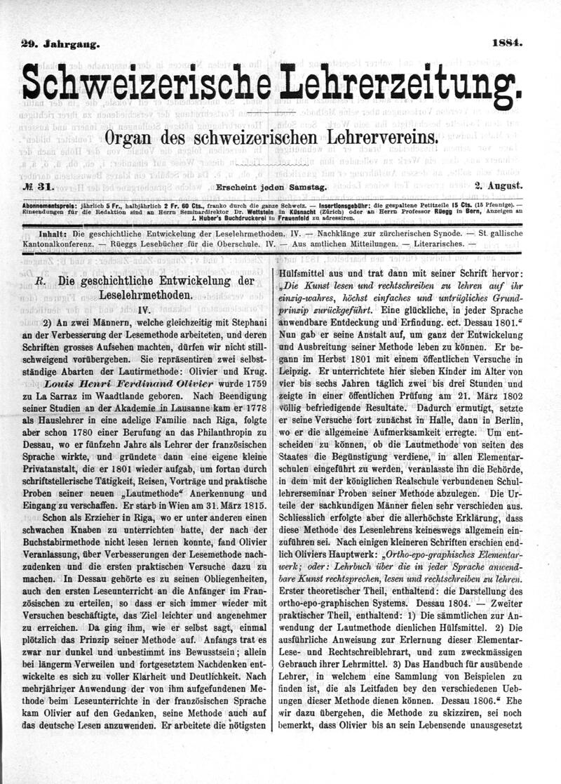 Buchumschlag - Heft 31