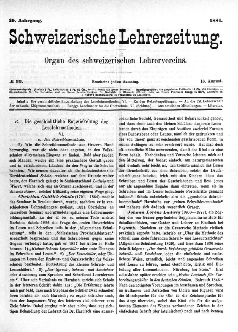 Buchumschlag - Heft 33