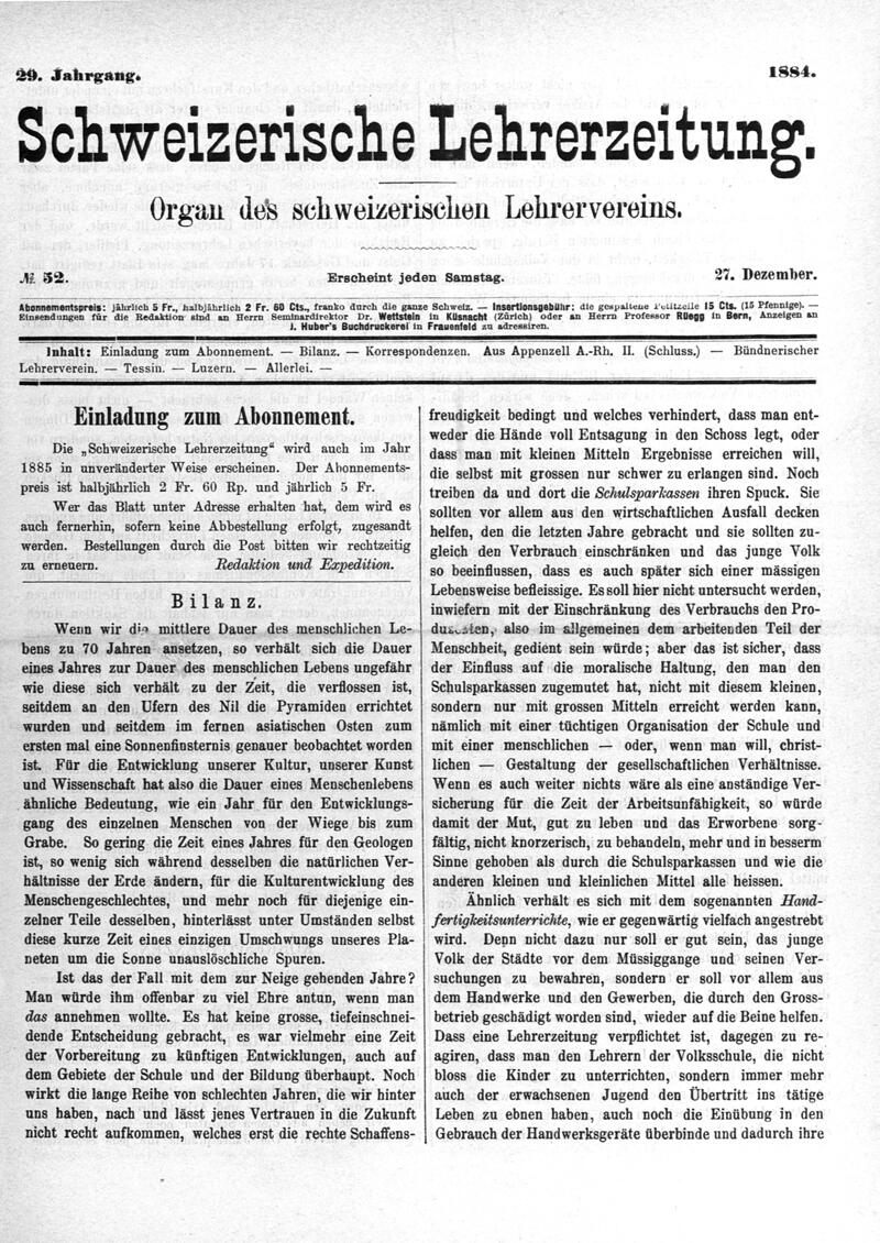 Buchumschlag - Heft 52