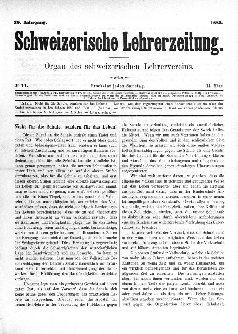 Buchumschlag - Heft 11