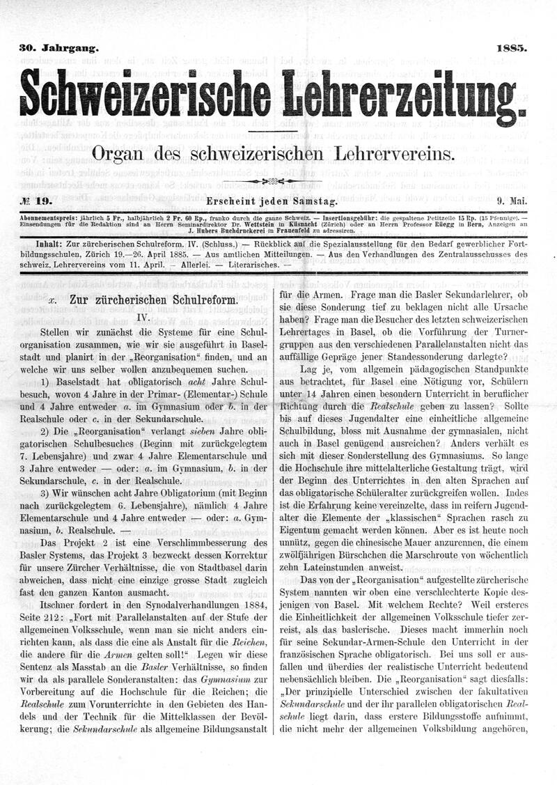 Buchumschlag - Heft 19