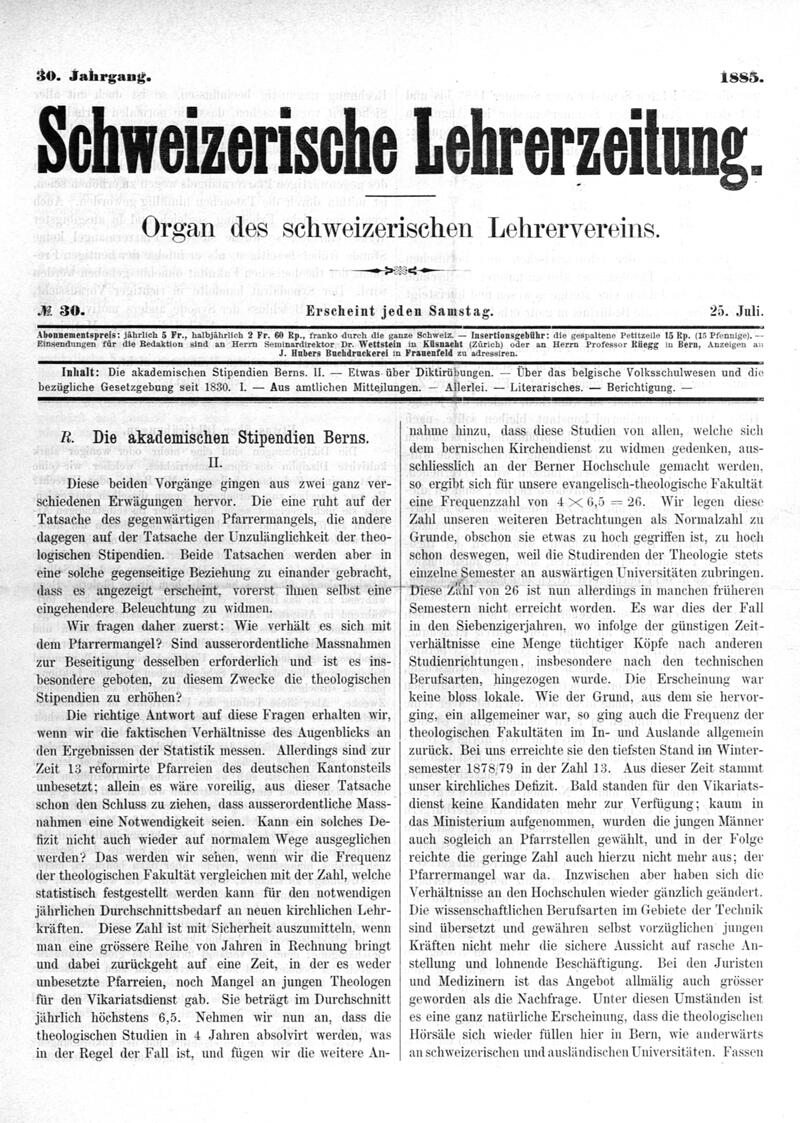 Buchumschlag - Heft 30