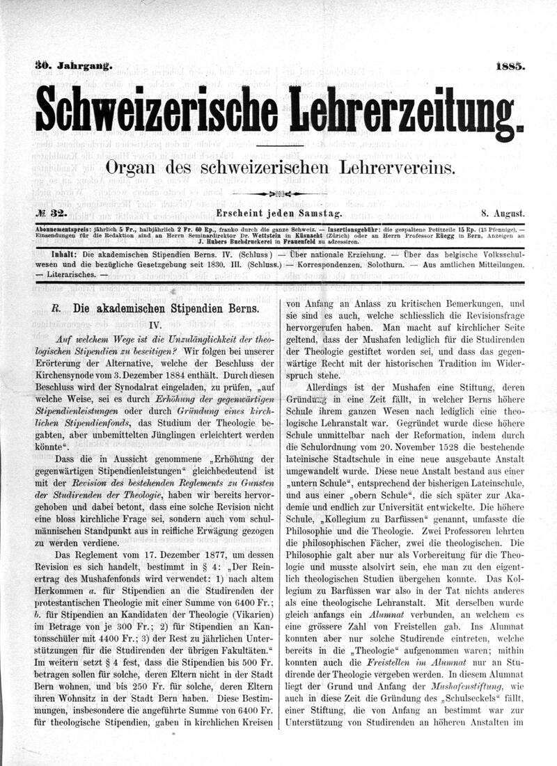 Buchumschlag - Heft 32