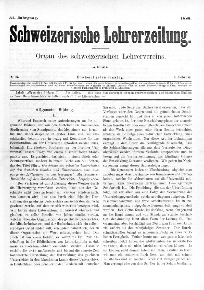 Buchumschlag - Heft 6