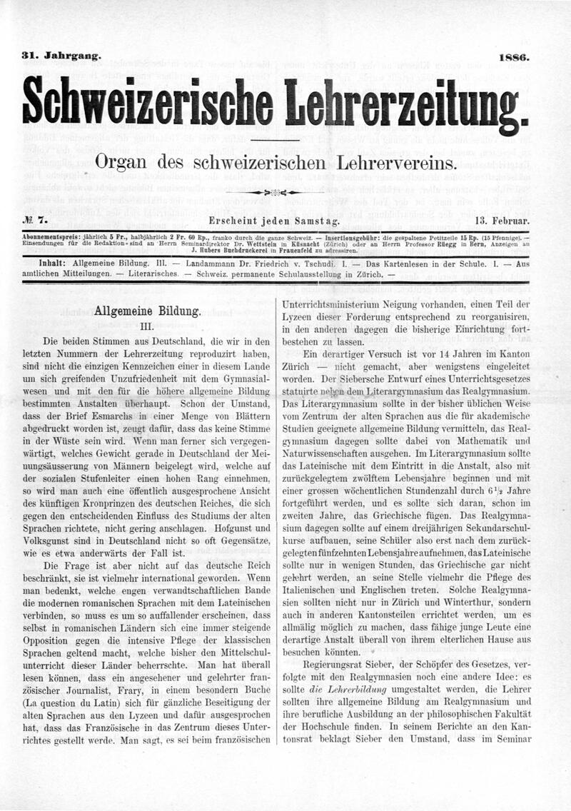 Buchumschlag - Heft 7